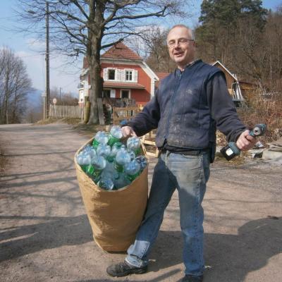 Bouteilles pour pots (Pierre)